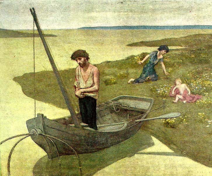 Pierre Puvis de Chavannes den fattige fiskaren